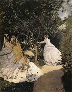 Claude Monet Women in the Garden oil painting reproduction